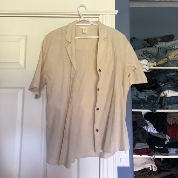 Oversized linen shirt - Picture 2 of 3
